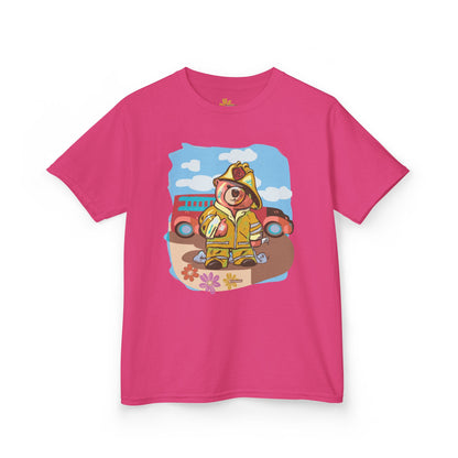 Kids Firefighter Adventure Tee - Fun and Colorful Design for Playtime!