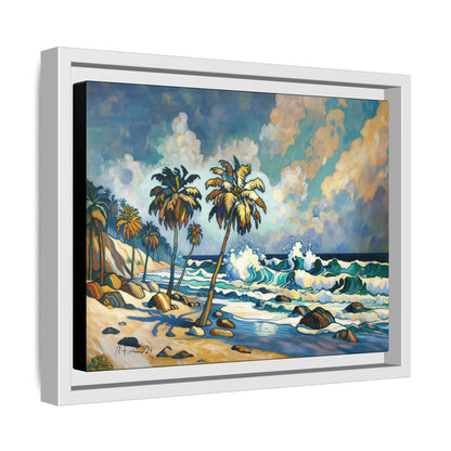 GooRooV Home in Laguna Beach California: Matte Canvas, Framed (Multi-color)