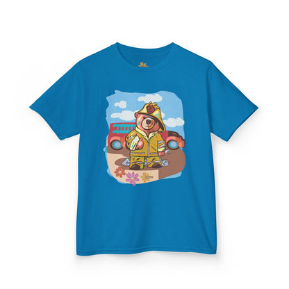 Kids Firefighter Adventure Tee - Fun and Colorful Design for Playtime!