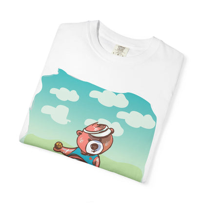 Tennis Anyone? Madison Bear - Fun Retro T-Shirt for Kids & Adults, Cute Gift for Sports Lovers, Perfect for Summer Days, Casual Wear,