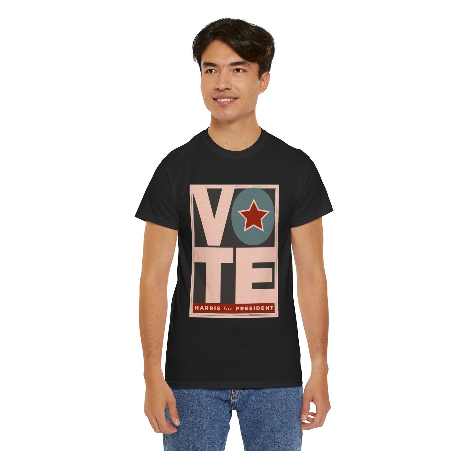 Vote Star: Unisex Heavy Cotton Tee