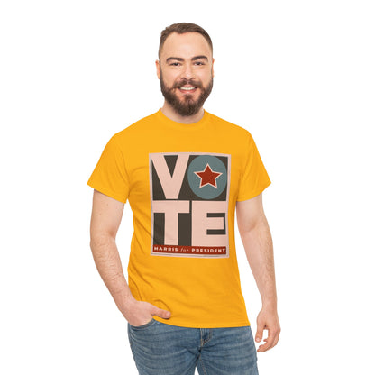 Vote Star: Unisex Heavy Cotton Tee