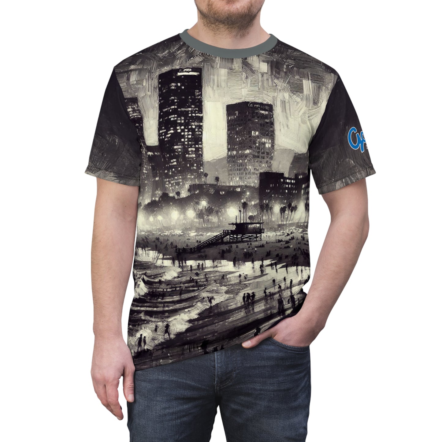 Night Wave Surfer, Santa Monica, CA