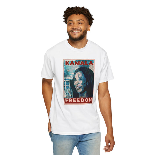 Kamala for Freedom Unisex Garment-Dyed T-shirt