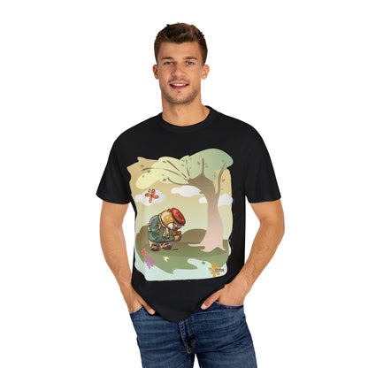 Madison Bear Going for A Walk in the Forest T-Shirt, Gift for Nature Lovers, Casual Everyday Wear, Earth Day Celebration