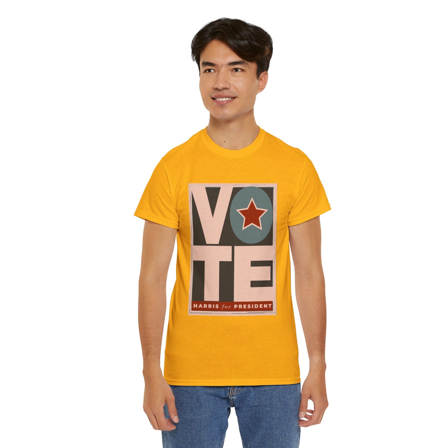 Vote Star: Unisex Heavy Cotton Tee