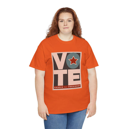 Vote Star: Unisex Heavy Cotton Tee