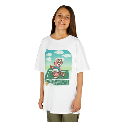 Madison Bear Tennis Anyone? Perfect for Summer Adventures, Birthday Gifts, Outdoor Fun, Eco-Friendly Wear, Cute Bear Shirt