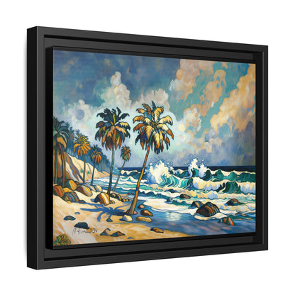 GooRooV Home in Laguna Beach California: Matte Canvas, Framed (Multi-color)