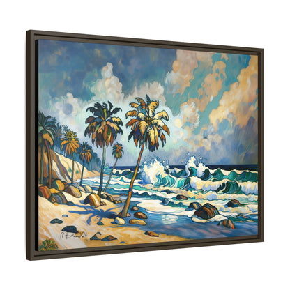 GooRooV Home in Laguna Beach California: Matte Canvas, Framed (Multi-color)