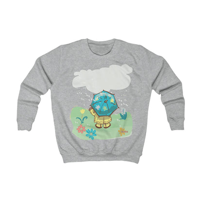 Rainy Day Madison Bear by GooRooV MFG, Kids Sweatshirt - Spring Outfits, Unique Gift for Kids, Cozy Style