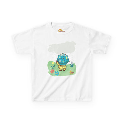 Kids Tee - Madison Bear by GooRooV Mfg, Cute Rainy Day Design, Children's T-Shirt, Youth Shirt, Kid's Top, Playful Animal Tee, Fun Kids