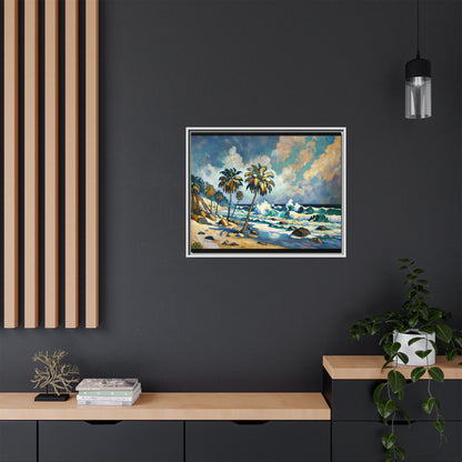 GooRooV Home in Laguna Beach California: Matte Canvas, Framed (Multi-color)