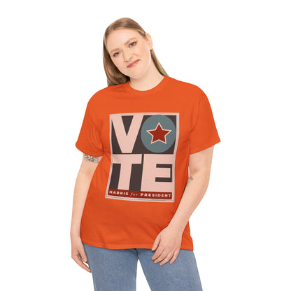 Vote Star: Unisex Heavy Cotton Tee