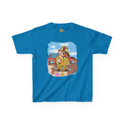 Kids Firefighter Adventure Tee - Fun and Colorful Design for Playtime!