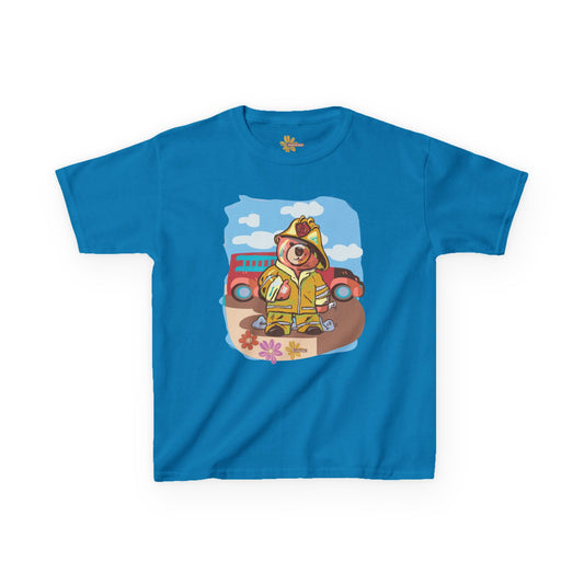 Kids Firefighter Adventure Tee - Fun and Colorful Design for Playtime!