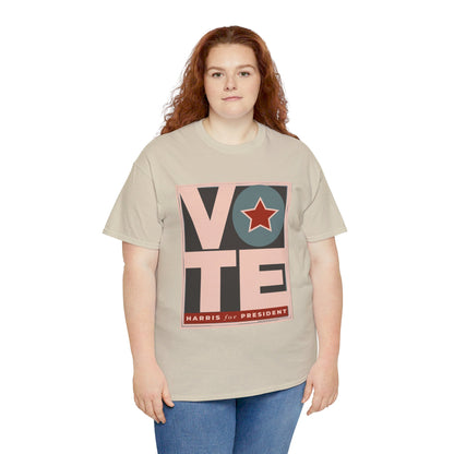 Vote Star: Unisex Heavy Cotton Tee