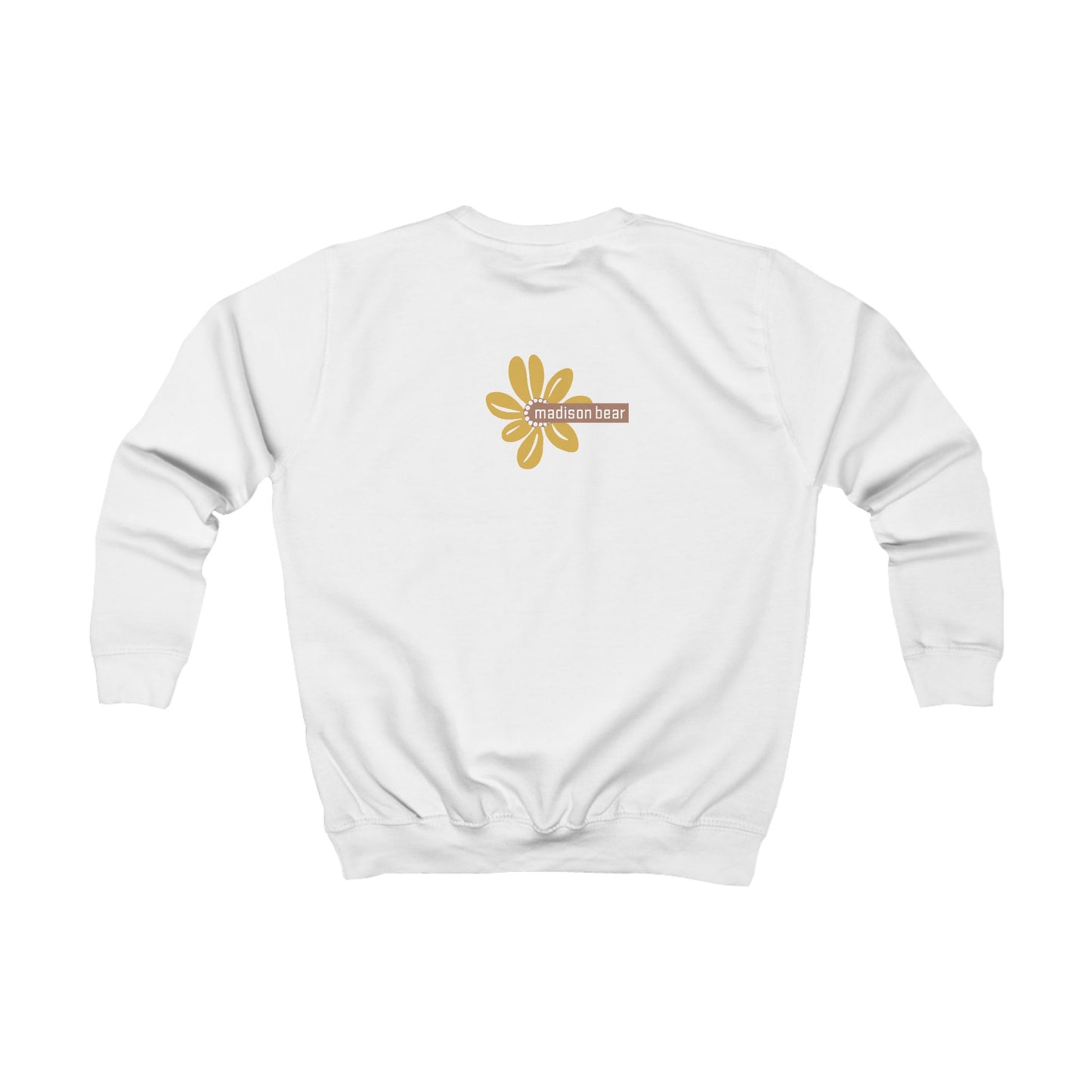 Rainy Day Madison Bear by GooRooV MFG, Kids Sweatshirt - Spring Outfits, Unique Gift for Kids, Cozy Style