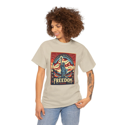 Freedom Is To Vote: Unisex Heavy Cotton Tee