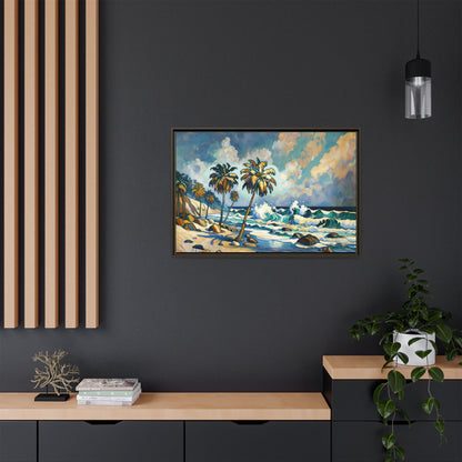 GooRooV Home in Laguna Beach California: Matte Canvas, Framed (Multi-color)