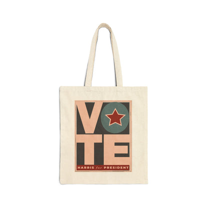 Kamala for Freedom: Cotton Canvas Tote Bag