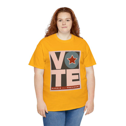 Vote Star: Unisex Heavy Cotton Tee