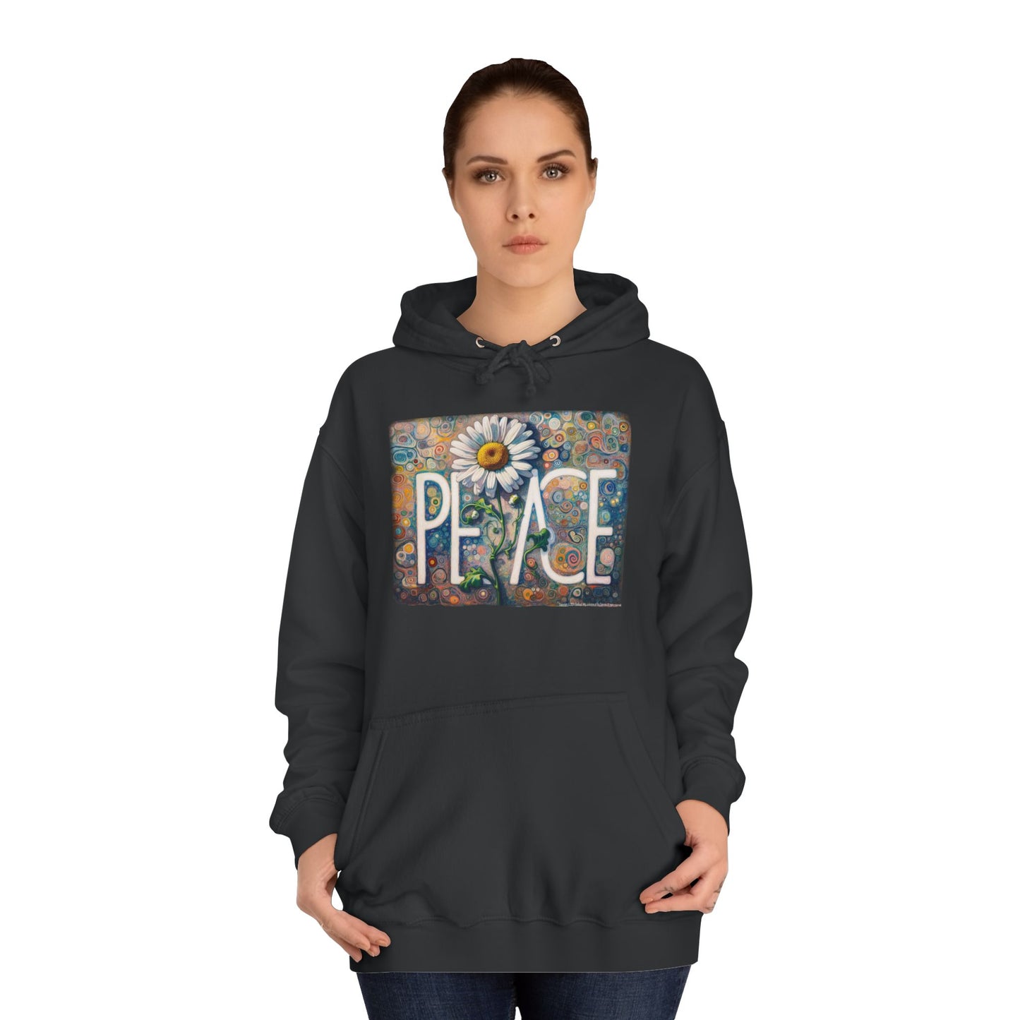 Peace: Unisex College Hoodie