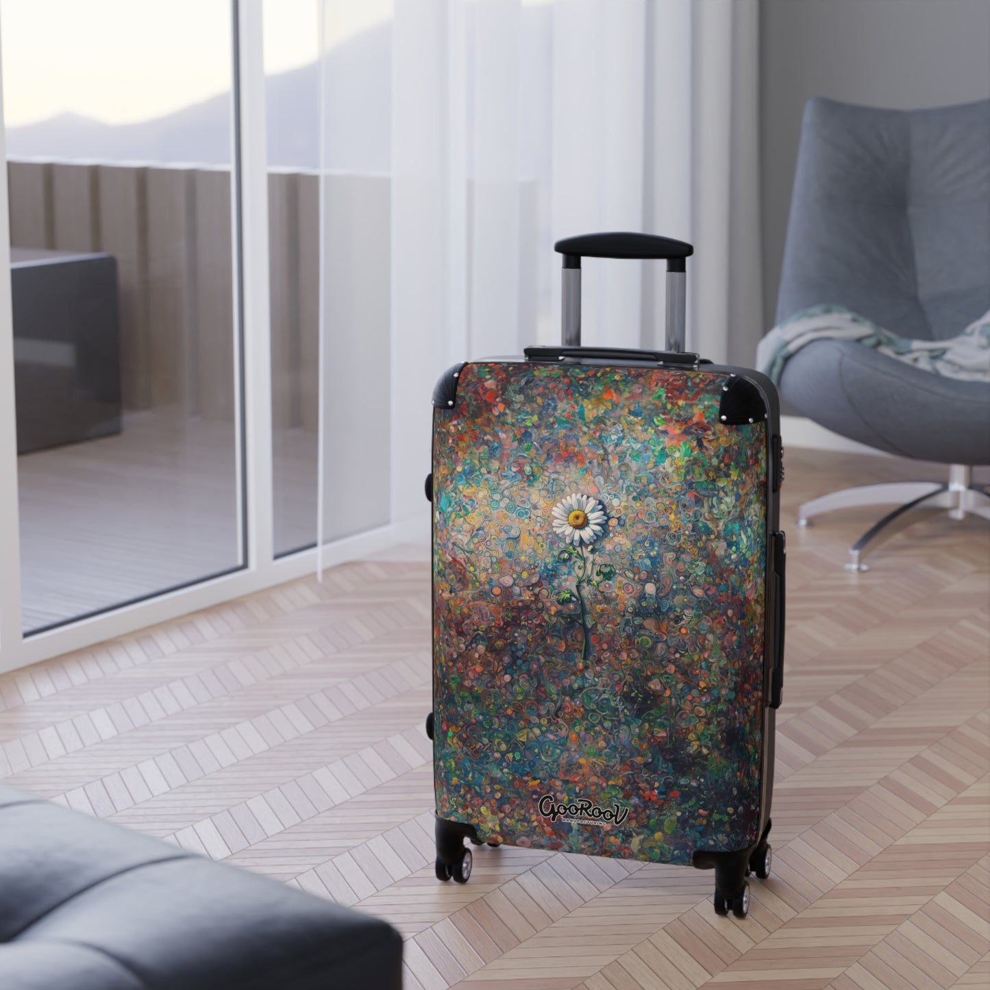 Daisy GooRooV Suitcases in Three Sizes