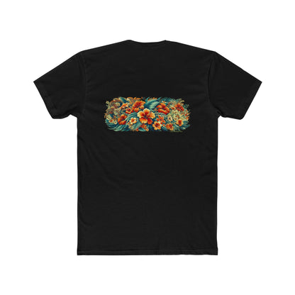 Retro Surf Habicus T-Shirt, Vintage Beach Waves Tee, 60s Surfing Sunset Shirt, Coastal Tropical Top, Unisex Cotton Crewneck, Beach Lover