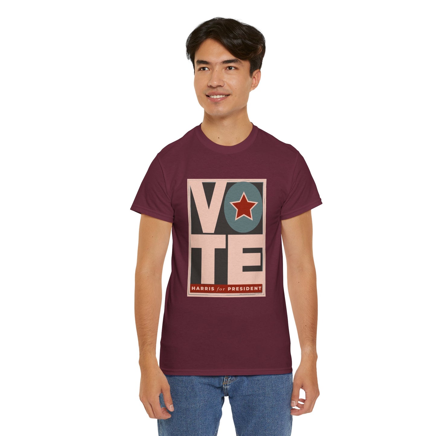 Vote Star: Unisex Heavy Cotton Tee