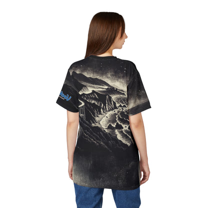 T-Shirt PCH Highway 1 to Big Sur, CA Unisex Cut & Sew Tee
