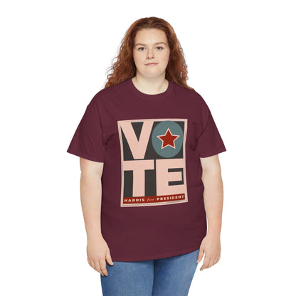 Vote Star: Unisex Heavy Cotton Tee