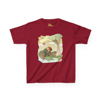 Madison Bear -Cute T-Shirt for Outdoor Adventures, Gardening Gift, Summer Playtime, Eco-Friendly Kidswear