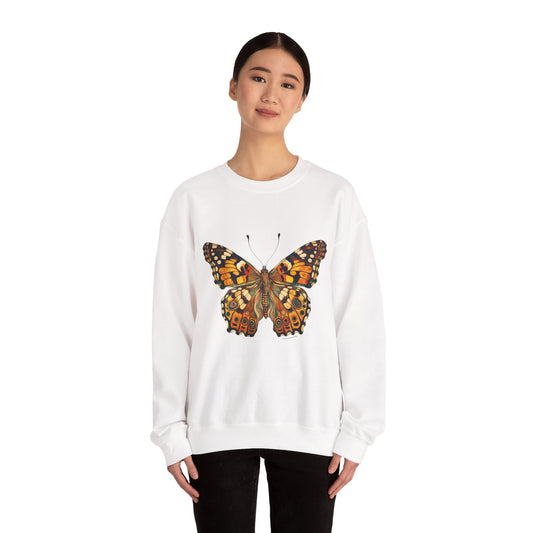 Butterfly by GooRooV MFG. Print Unisex Crewneck Sweatshirt, Cozy Gift Fashion, Casual Outfit, Eco-Friendly Apparel