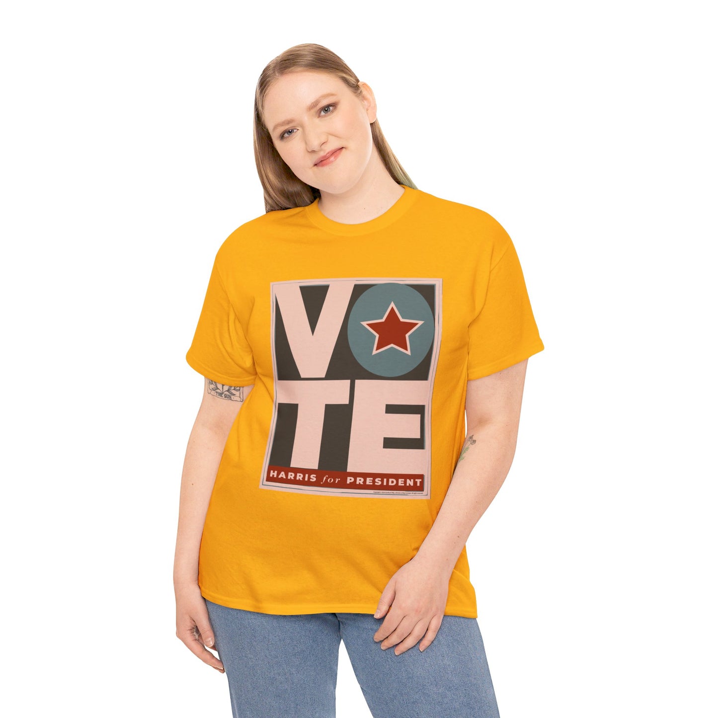 Vote Star: Unisex Heavy Cotton Tee