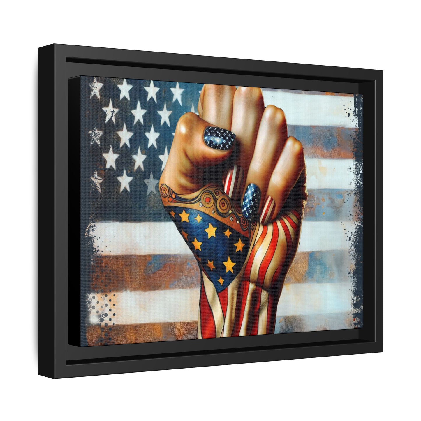 Right To Vote: Matte Canvas, Framed (Multi-color)