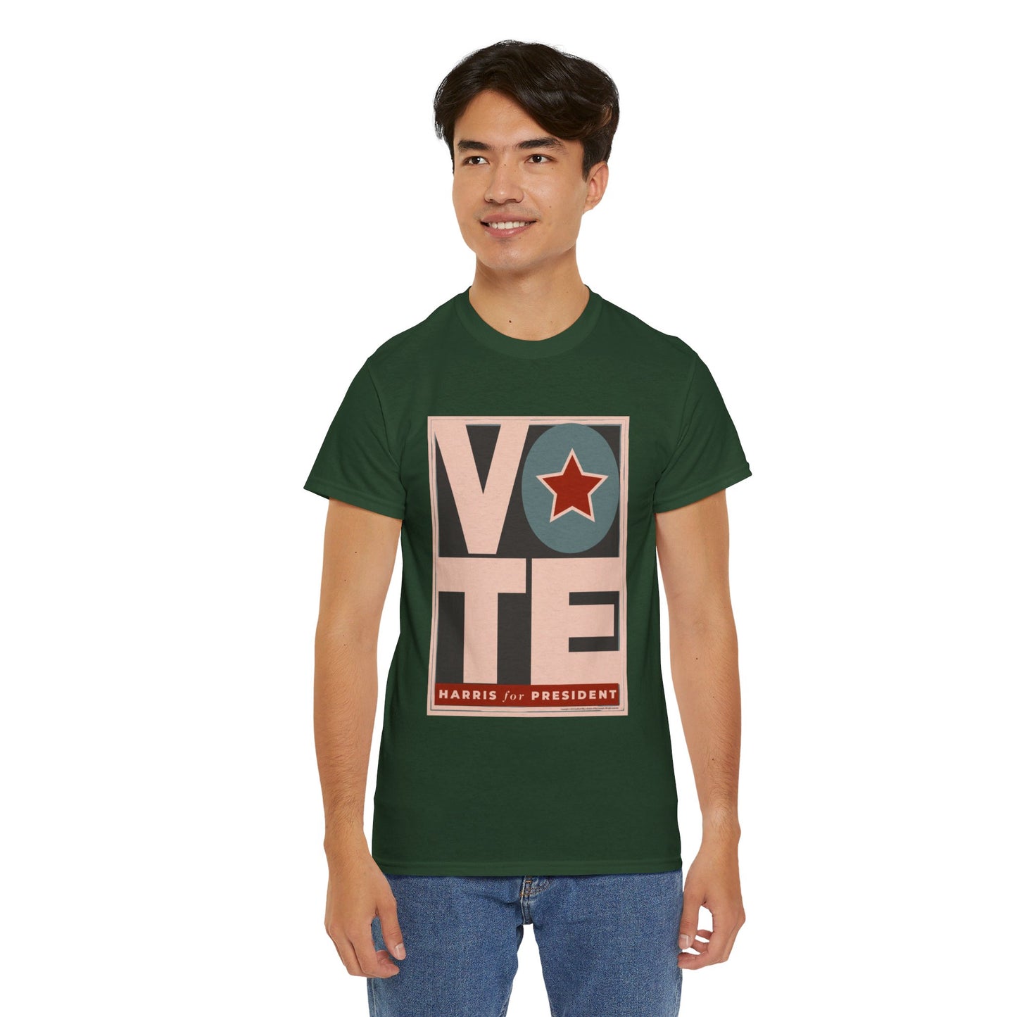 Vote Star: Unisex Heavy Cotton Tee