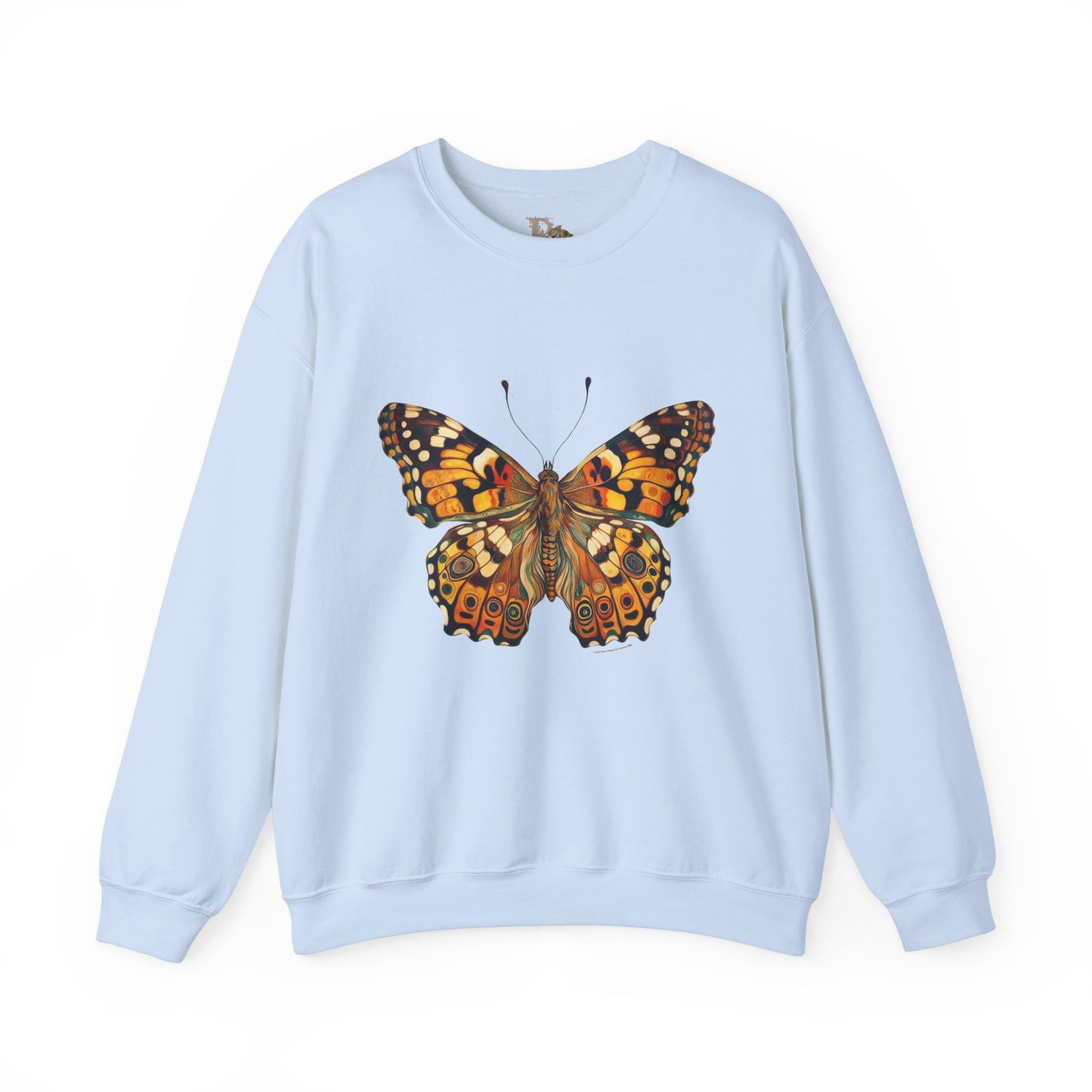 Butterfly by GooRooV MFG. Print Unisex Crewneck Sweatshirt, Cozy Gift Fashion, Casual Outfit, Eco-Friendly Apparel