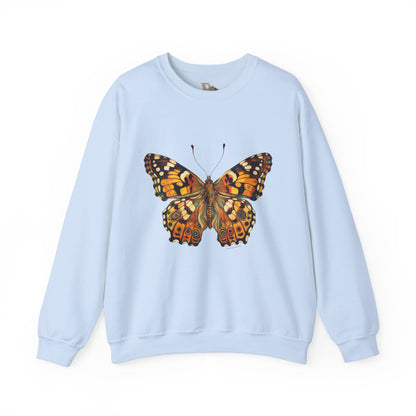 Butterfly Rose Dragon by GooRooV MFG. Print Unisex Crewneck Sweatshirt, Cozy Gift Fashion, Casual Outfit, Eco-Friendly Apparel