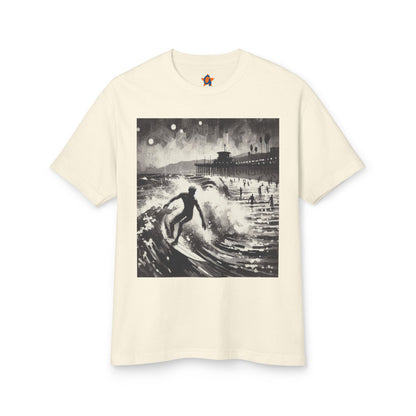 Night Wave Surfer, Santa Monica, CA