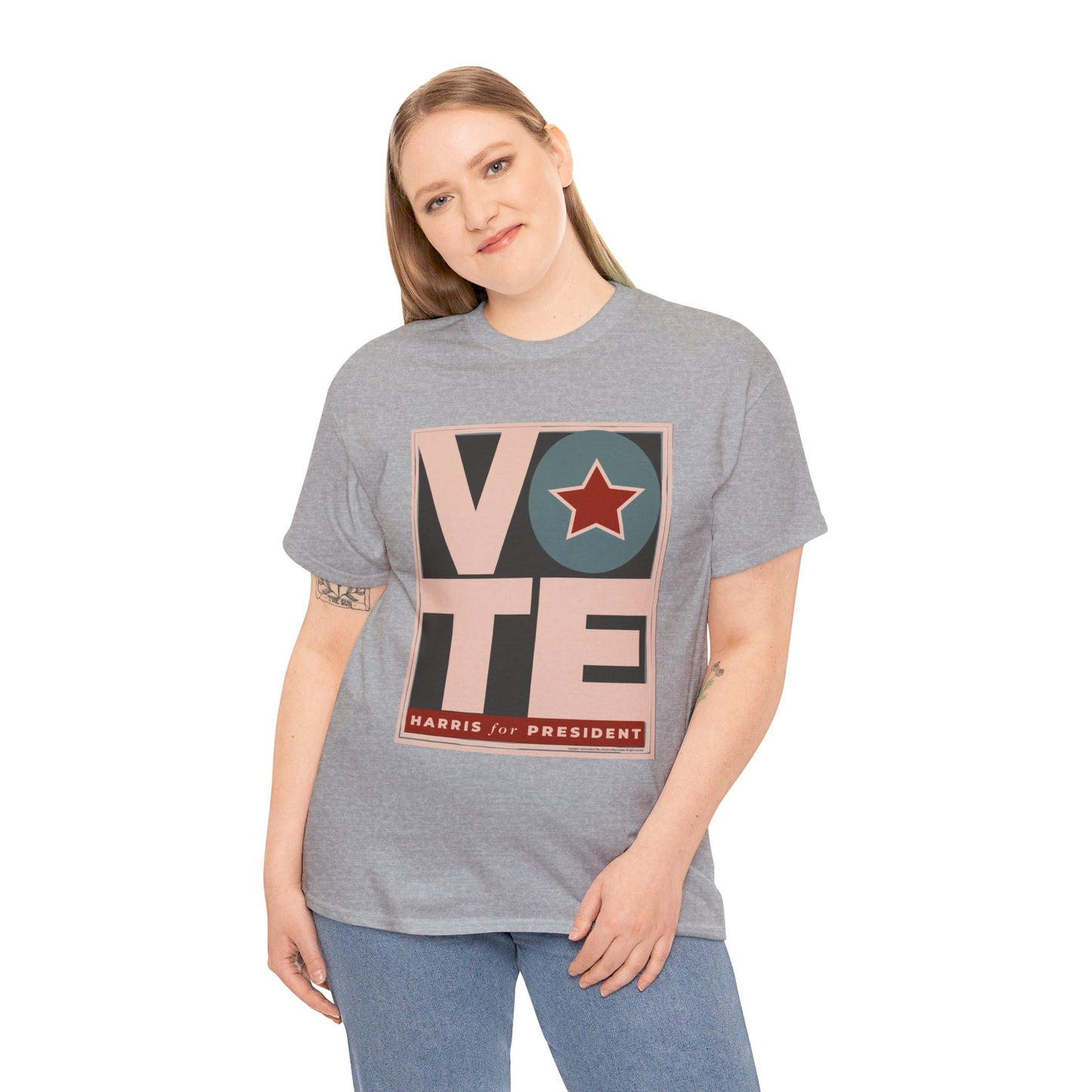 Vote Star: Unisex Heavy Cotton Tee