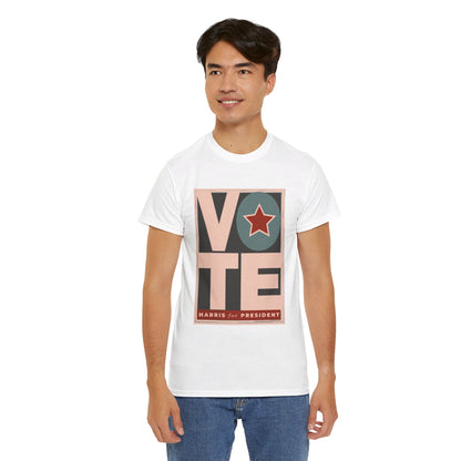 Vote Star: Unisex Heavy Cotton Tee