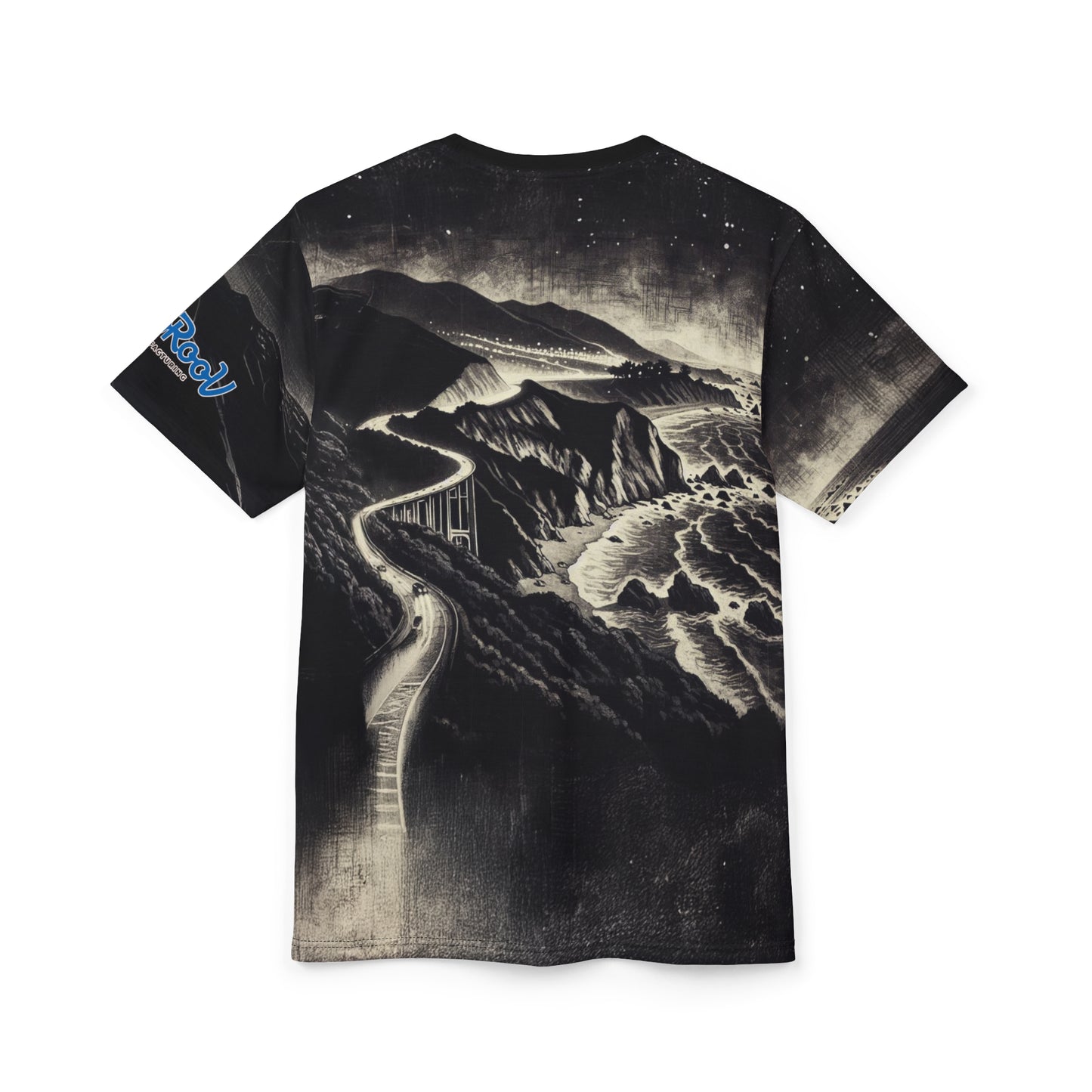 T-Shirt PCH Highway 1 to Big Sur, CA Unisex Cut & Sew Tee