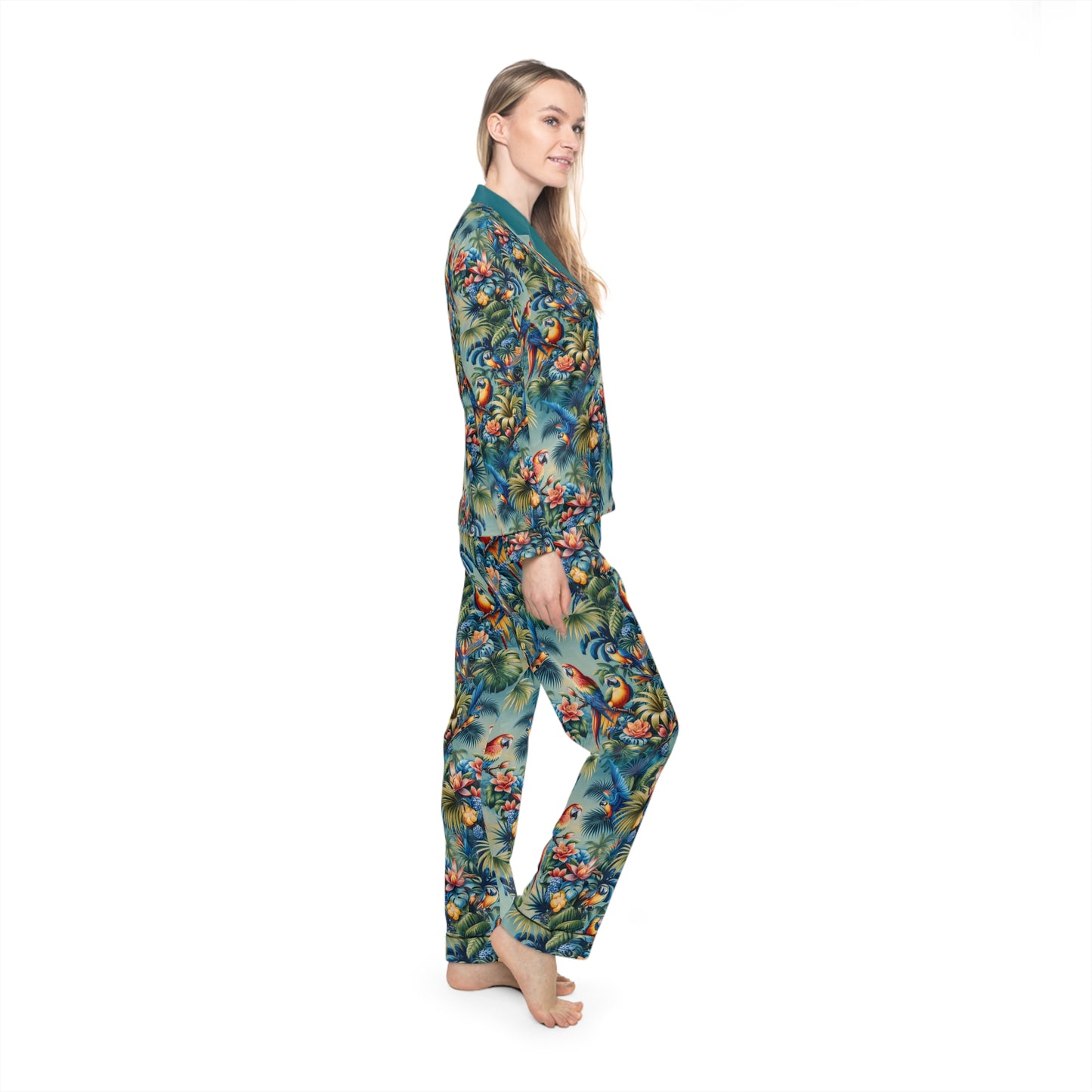 Satin Pajamas - Tropical Dreams Design