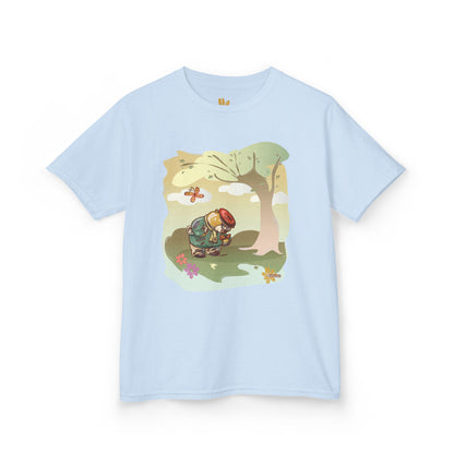 Madison Bear -Cute T-Shirt for Outdoor Adventures, Gardening Gift, Summer Playtime, Eco-Friendly Kidswear