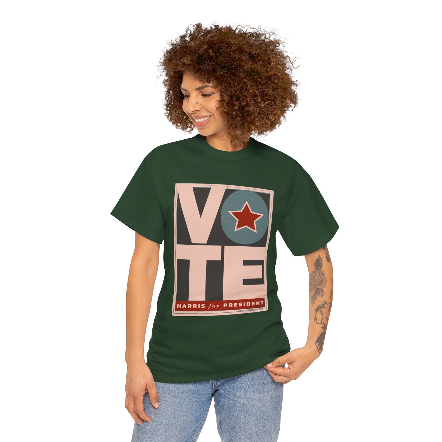 Vote Star: Unisex Heavy Cotton Tee