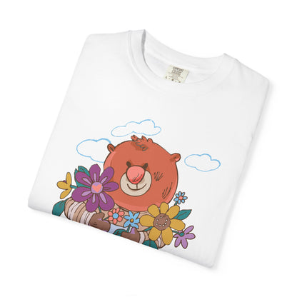 Madison Bear Gardening T-Shirt, Special Edition for Mothers Day, Cute Bear Shirt, Botanical Garden Gift, Plant Lover Tee, Nature Shirt