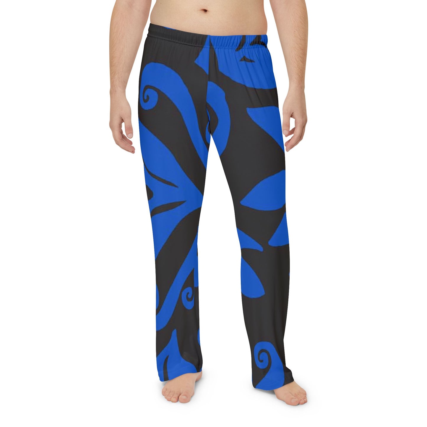 Men's Pajama Pants Night Seaweed Print