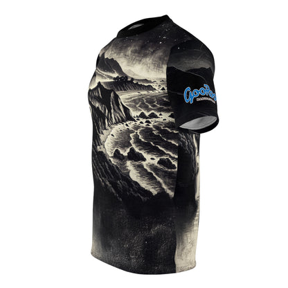 T-Shirt PCH Highway 1 to Big Sur, CA Unisex Cut & Sew Tee