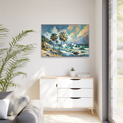 GooRooV Home in Laguna Beach California: Matte Canvas, Framed (Multi-color)